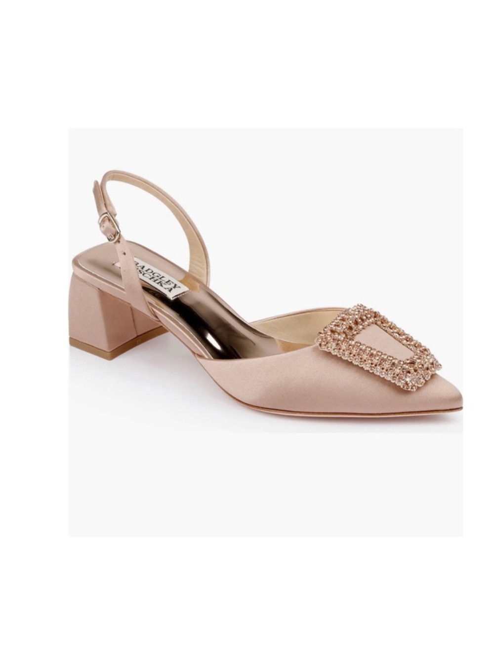 BADGLEY MISCHKA COLLECTION Emmie Slingback Pointed Toe Pump size 6 women